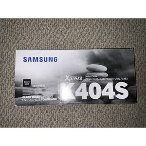 New! Samsung Genuine CLT-K404S Black Toner K404S /SEALED BOX
